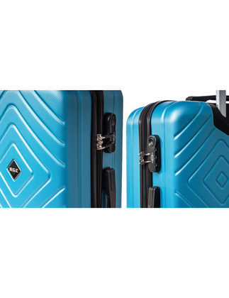 Zestaw 4 walizek PELLUCCI  RGL 741 Rose red