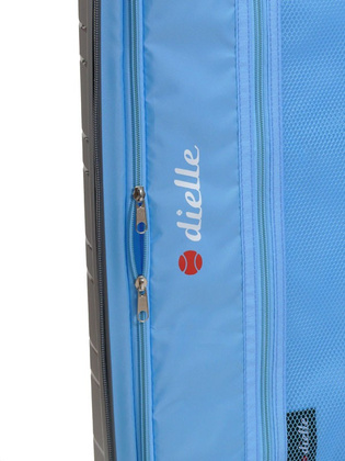 Walizka DIELLE 100 4k 55cm kabinowa szara PP z poszerzeniem