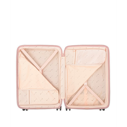 Średnia walizka PUCCINI MALIBU PC031B 3C Różowa