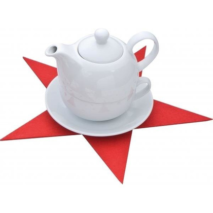 Zestaw filcowych gwiazdek KARLSTAD UPOMINKARNIA Czerwony