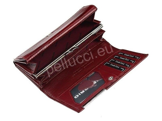 Portfel damski skórzany PELLUCCI GF107 Czarny