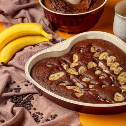 Forma do pieczenia ciasta foremka serce ceramiczna granitowa TERRESTRIAL 33 cm