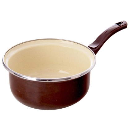 Rondel emaliowany BROWN 16 cm, 1 l