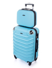 Duża walizka PELLUCCI RGL 730 L + KUFEREK LAZUROWY