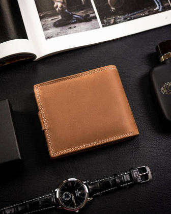 Portfel skórzany męski N992L-CHM