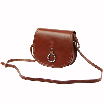 Torebka damska skórzana KEMER 38 carmel