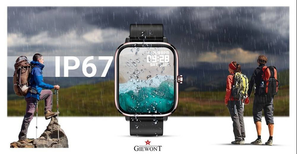 Smartwatch Giewont GW230-3 Różowe Złoto-Czarny