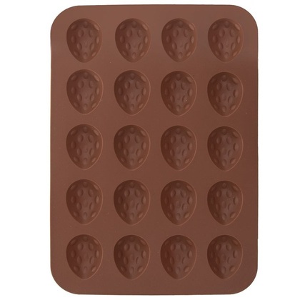 Forma silikonowa do pieczenia ciastek orzeszków orzechów foremka orzechy 20 sztuk