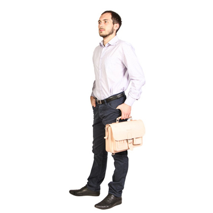 TECZKA SKÓRZANA 3W1 KEMER VOOC Vintage P13 CZARNA