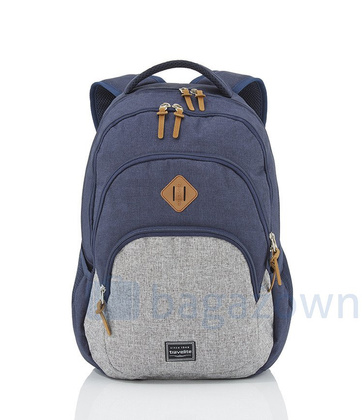 Plecak na laptop do 15,6" TRAVELITE Basics Melange 96308-20 Granatowy
