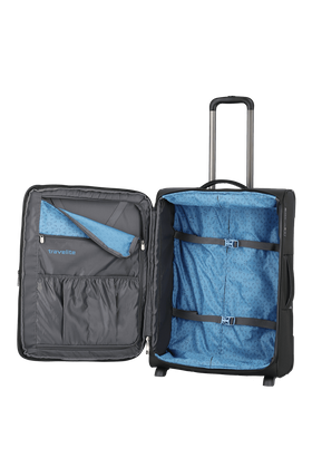 Średnia walizka TRAVELITE Capri 089808-01 Czarna