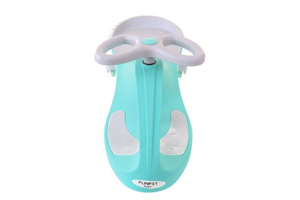 Jeździk Grawitacyjny FUNFIT KIDS ze świecącymi kołami LED Zielony