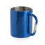 Kubek z karabińczykiem 280 ml UPOMINKARNIA CAMP Niebieski