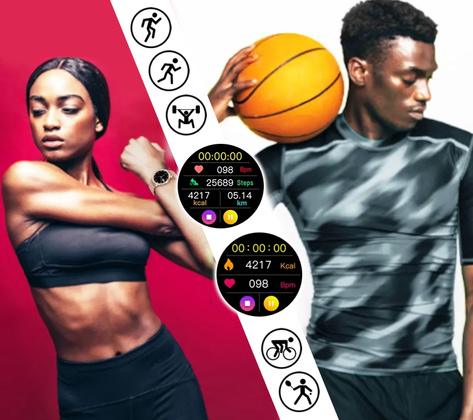 Smartwatch Damski RUBICON RNBE66 Silver SMARUB123