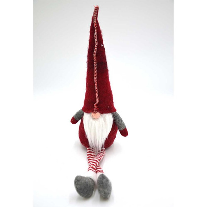 Skrzat dekoracyjny 30+15 cm - czerwony