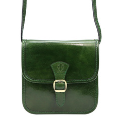 Torebka damska skórzana 133 Zielona