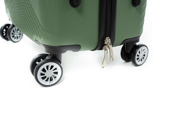 LYS Paris Cali Średnia twarda zielona walizka na kółkach 66 cm