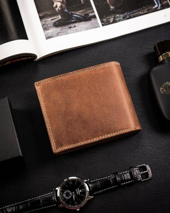 Portfel skórzany męski N992-CHM