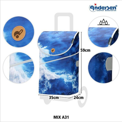 Wózek za zakupy ANDERSEN Scala MIX 112-333-A31