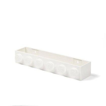 Stojak na książki LEGO — biały