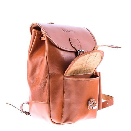 Modny plecak skórzany KEMER VOOC Vintage P1 czarny