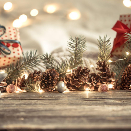 Lampki druciki świąteczne wewnętrzne na baterie srebrne ciepły biały 20 led 95 cm