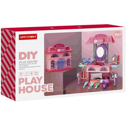 Toaletka - domek 2w1 Diy 25x19,5x41,5 cm