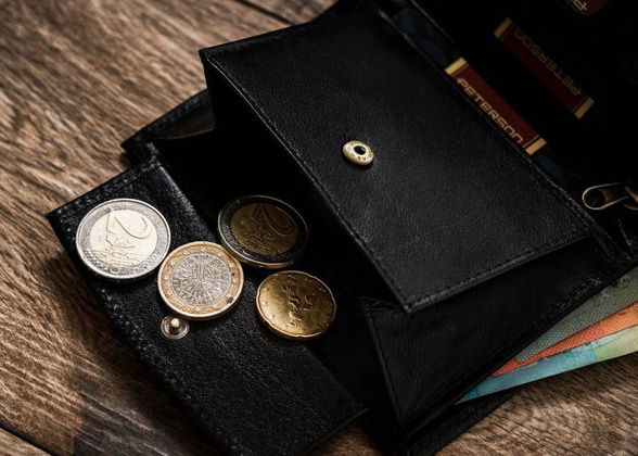 portfel męski ze skóry naturalnej Peterson Czarny