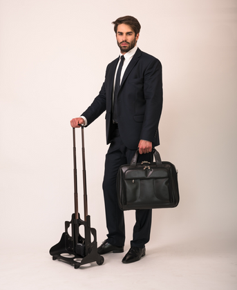 Torba podróżna na kołach McKlein Chicago 17" Czarna