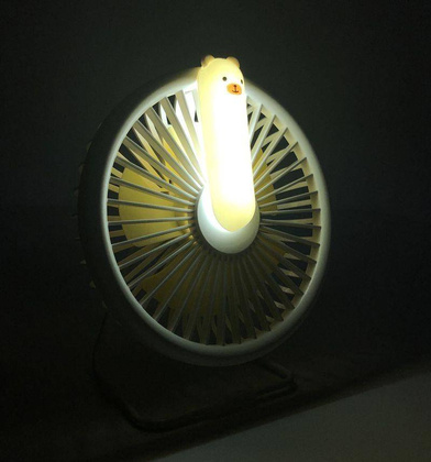 Wiatraczek-lampka miś kremowy UPOMINKARNIA