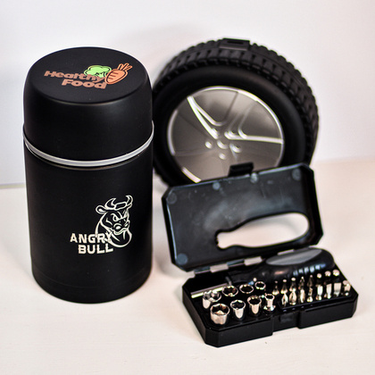 Pojemnik próżniowy UPOMINKARNIA Termo 800 ml Czarny