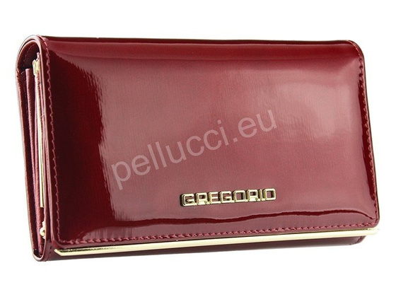 Portfel damski skórzany PELLUCCI ZLL-101 Ciemny Brąz