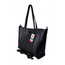 Pojemna włoska torba Shopper bag ,skórzana na ramię mieści A4 ,Vera Pelle , Czarna SB755N