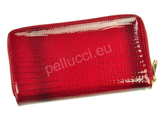 Portfel damski skórzany PELLUCCI GF118 Popiel / Brązowy