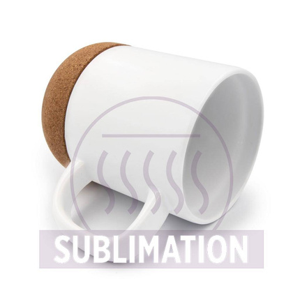 Kubek ceramiczny 370 ml, korkowy element