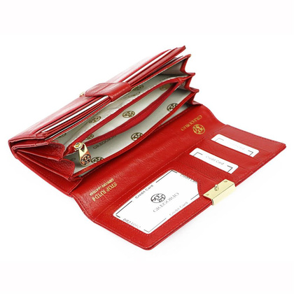 Portfel skórzany GREGORIO GS-102 Czarny