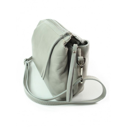 Listonoszka Vera Pelle Trzy komory pojemna szara VP3K3G