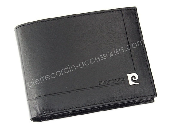 Portfel męski skórzany PIERRE CARDIN YS507.1 325 RFID Czarny