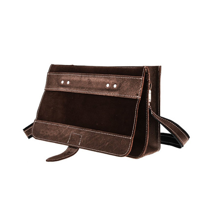 Skórzana torba na ramię teczka KEMER VOOC TC5 czarny