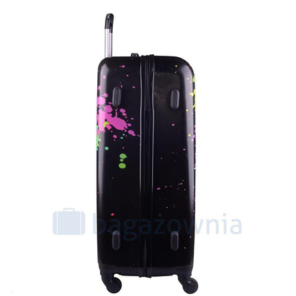Duża walizka KEMER RGL PRINT L Ciapki Multikolor