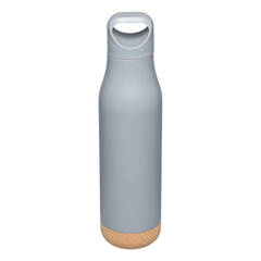 Próżniowa butelka do picia CORKY LEGEND, szary