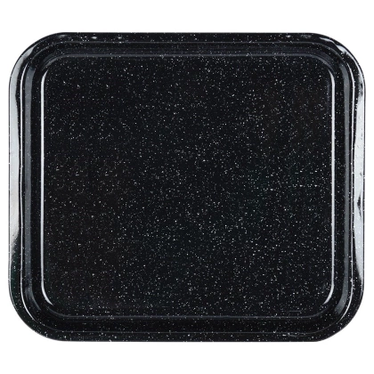 Emaliowana blacha do pieczenia brytfanna do smażenia 42x37x3,5 cm