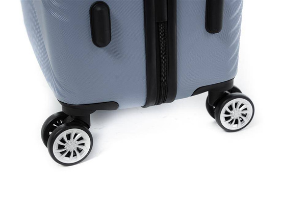 LYS Paris Cali Duża twarda niebieska walizka na kółkach 76 cm