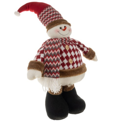 Bałwan świąteczny- teleskopowy 105cm Ruhhy 22341