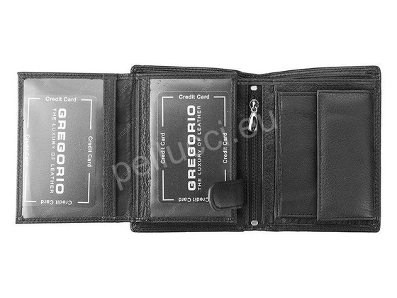 Portfel meski skórzany PELLUCCI N992-VD Czarny