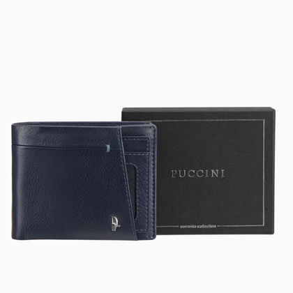 Portfel męski skórzany PUCCINI SORRENTO NA115 1 Czarny