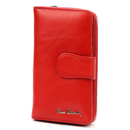 Klasyczny damski skórzany porfel Pierre Cardin