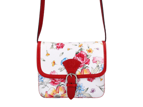 Torebka damska skórzana KEMER 112 FL Zielona