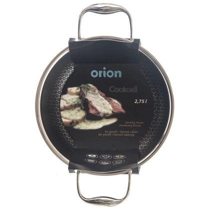 Garnek stalowy z powłoką nieprzywierającą premium COOKCELL ORION 20 cm 2,75 l