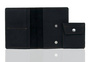 Elegancki portfel ze skóry na karty i monety BRØDRENE SW01+ czarny - min. zamówienie 20 / 50 / 100 szt.
